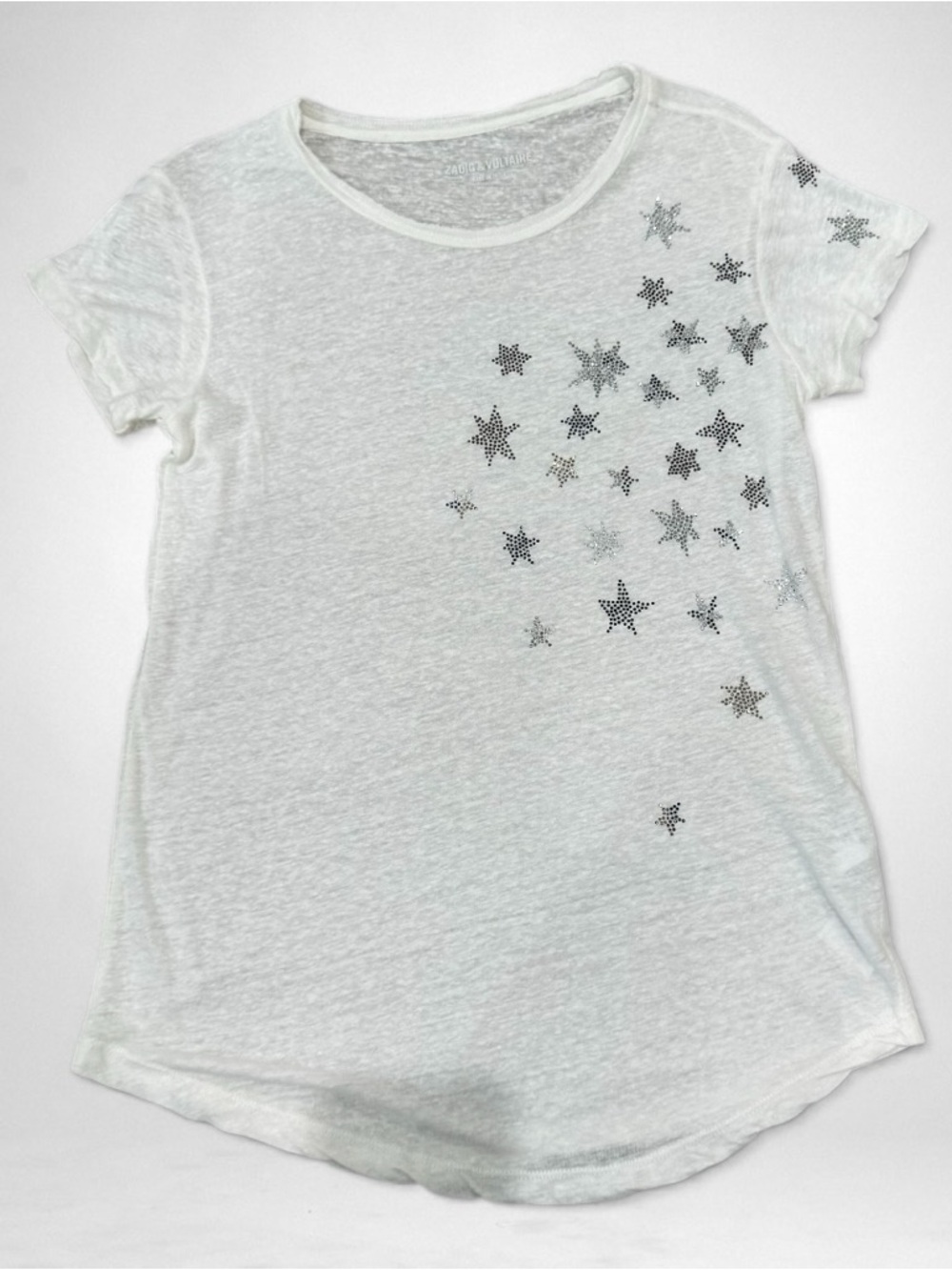 Zadig & Voltaire Skinny Stars Strass T-Shirt